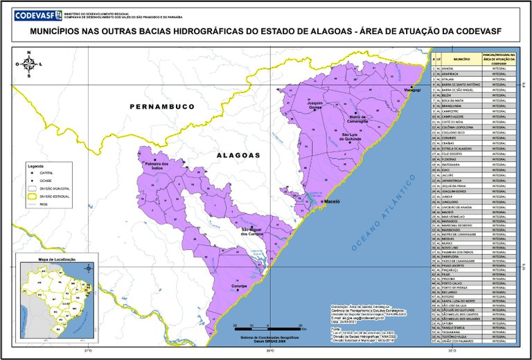 Mapa - Municípios nas Demais Bacias Hidrográficas do Estado de Alagoas.jpg