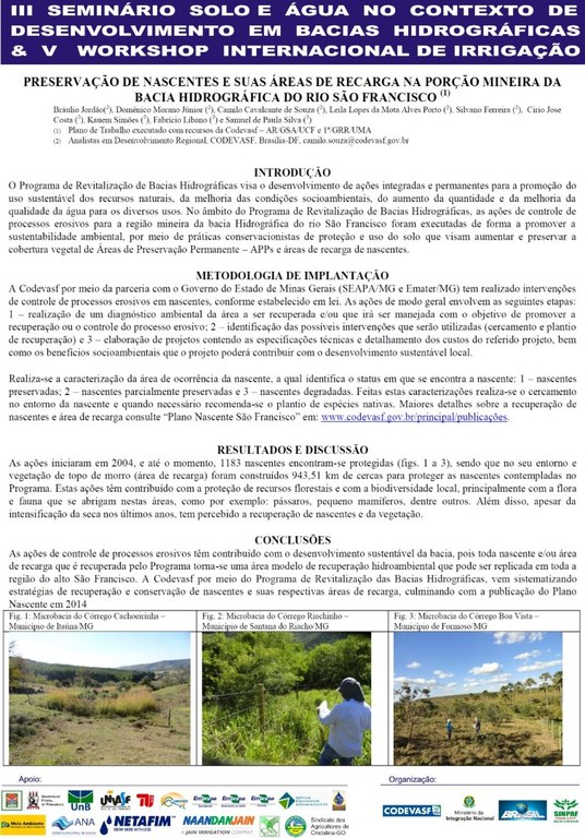 Preservação de nascentes e suas áreas de recarga na porção mineira da bacia hidrográfica do rio São Francisco - Bráulio Jordão - Codevasf.JPG