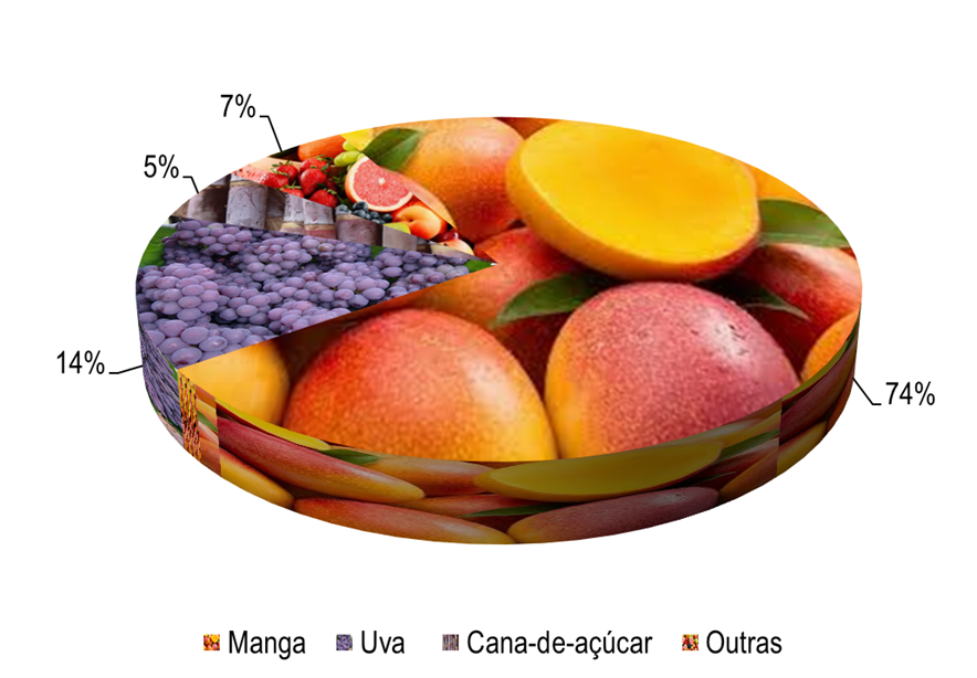 Gráfico 1 - Principais espécies cultivadas no projeto Maniçoba, de acordo com o VBP, no ano de 2023.png Gráfico 1 - Principais espécies cultivadas no projeto Maniçoba, de acordo com o VBP, no ano de 2023.png