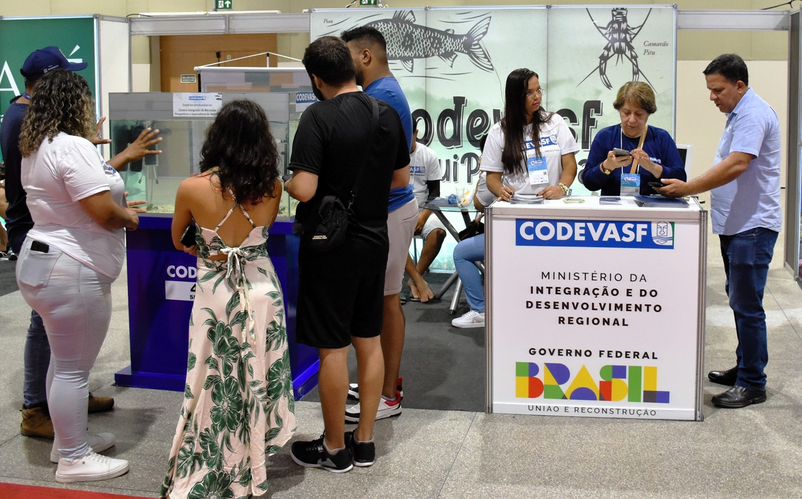 Codevasf apresenta ações na AquiPesc Brasil, em Aracaju 2.JPG Codevasf apresenta ações na AquiPesc Brasil, em Aracaju