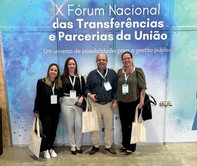 Analistas da Gerência de Planejamento Estratégico da Codevasf no X Fórum Nacional das Transferências e Parcerias da União.jpg Analistas da Gerência de Planejamento Estratégico da Codevasf no X Fórum Nacional das Transferências e Parcerias da União