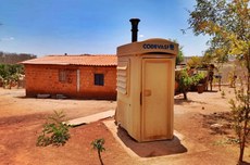 Módulo sanitário por desidratação instalado pela Codevasf