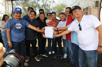 Assinatura da OS do Projeto Tabuleiros de São Bernardo
