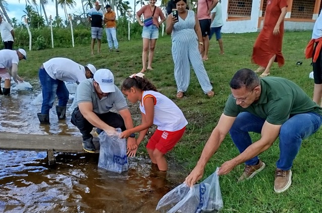 Peixamento na APA Marituba do Peixe