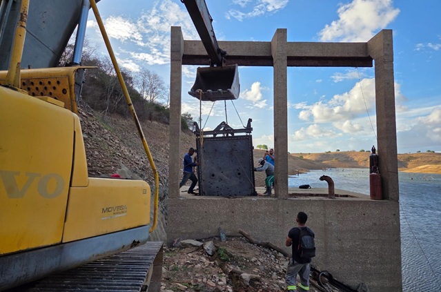 Obras na Barragem Boacica