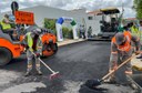 Obras de pavimentação em Juazeiro