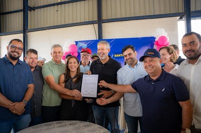 Emissão de Ordem de Serviço para obras em  Mata Grande (AL)