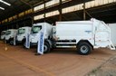 Caminhões coletores no Maranhão