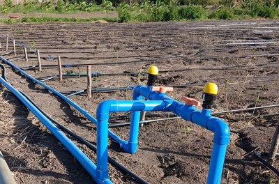 Sistema de irrigação no RN