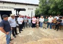Entrega de equipamento no Marrecas